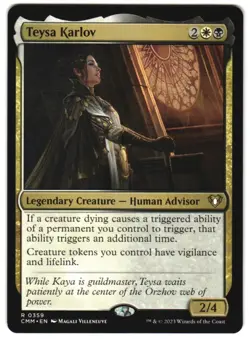 Teysa Karlov 359 R Commander Masters Near Mint MTG - Image 1