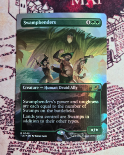 MTG Foil Swampbenders Borderless Avatar Last Airbender NM - Image 1