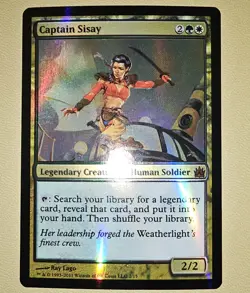 MTG Captain Sisay 2/15 From The Vault: Legends Foil Mythic Rare LP - Image 1