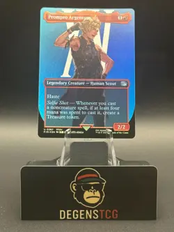 Prompto Argentum 0387 (Borderless) Final Fantasy Foil mtg english - Image 1