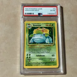 1999 Pokemon TCG Venusaur Holo Rare Card 015/102 Grade 6 PSA - Image 1