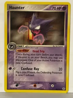 Haunter 34/112 FireRed & LeafGreen HP/CREASED Pokemon Fast Shipping - Image 1