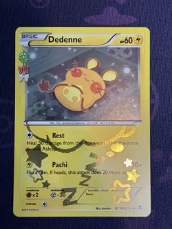 Pokemon TCG Dedenne RC10/RC32 Radiant Collection Holo Generations - Image 1