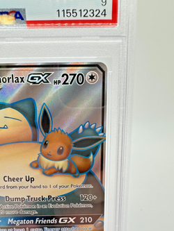 2019 Pokemon S&M Team Up Eevee & Snorlax GX #171 | FULL ART | PSA 9 MINT - Image 3
