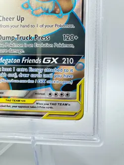 2019 Pokemon S&M Team Up Eevee & Snorlax GX #171 | FULL ART | PSA 9 MINT - Image 5