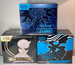 Pokemon Mega Evolution Elite Trainer Box ETB, Black Bolt, Phantasmal Flames ETB - Image 1