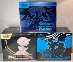 Pokemon Mega Evolution Elite Trainer Box ETB, Black Bolt, Phantasmal Flames ETB - Image 5