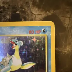 Pokemon TCG Lapras Fossil 10/62 Unlimited Holo Rare English WOTC MP Condition - Image 4