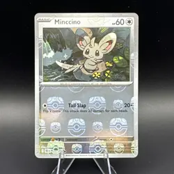 Minccino Masterball Holo - 075/086 - Black Bolt Pokemon TCG - Image 1