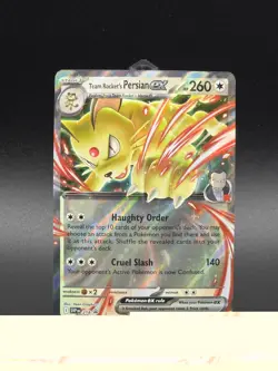 Team Rocket’s Persian ex 218 PROMO BLACK STAR HOLO Pokemon Destined Rivals Foil - Image 1