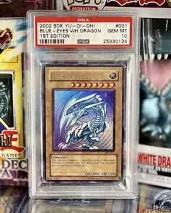 PSA 10 Blue-Eyes White Dragon SDK 1st Edition SDK-001 - Image 1
