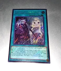 x1 The Fallen & The Virtuous (Secret Rare) CH01-EN019 - Yugioh - NM - Image 1