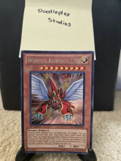 Winged Kuriboh LV9 LCGX-EN043 Secret Rare 1st Edition Near Mint - Image 1