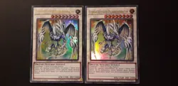 Yu-Gi-Oh! 2x Sternenstaub-Funkendrache, DUDE-DE012, Ultra Rare, 1. Auflage, NM - Image 1
