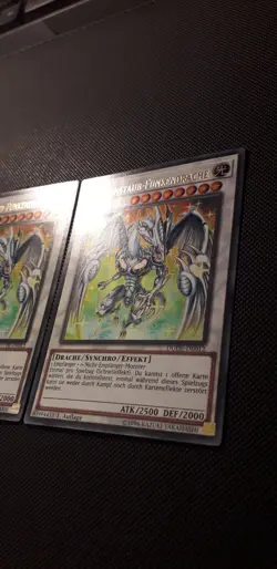 Yu-Gi-Oh! 2x Sternenstaub-Funkendrache, DUDE-DE012, Ultra Rare, 1. Auflage, NM - Image 3