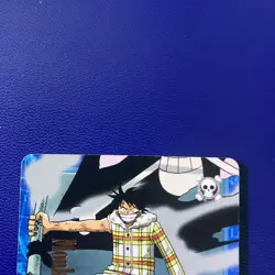 One Piece Card Monkey D Luffy S110 Hyper Battle Carddass Japanese - Image 2