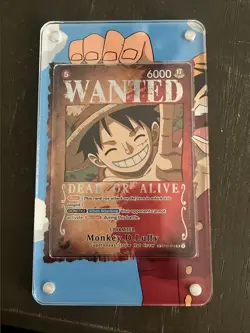 One Piece TCG OP03 Monkey D. Luffy Wanted SP English NM ST01-012 Small Whitening - Image 3