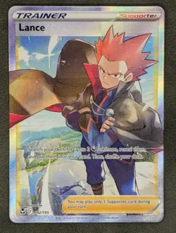 Lance (Full Art) 192/195 Pokemon TCG Ultra Rare SWSH12: Silver Tempest Near Mint - Image 1