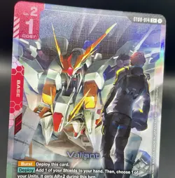 Valiant ST08-014 C+ Flash of Radiance Textured Foil Gundam Card Game NM/M - Image 3