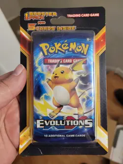 Pokemon Evolutions Blister - 1 Booster Packs & 5 Bonus Cards! - Image 1