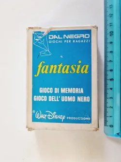 CARTE DA GIOCO FANTASIA DAL NEGRO WALT DISNEY VINTAGE ORIGINAL PLAYING CARD NEW - Image 2