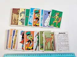 CARTE DA GIOCO FANTASIA DAL NEGRO WALT DISNEY VINTAGE ORIGINAL PLAYING CARD NEW - Image 4