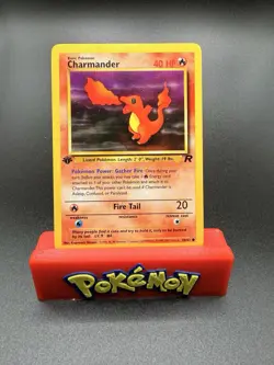 1st Edition Charmander 50/82 Team Rocket Set Rare Vintage Pokemon Card - NM - Image 1