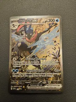 Pokemon Greninja ex 132 Scarlet & Violet Promo Full Art Holo Card EX 300HP - Image 1