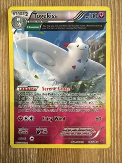 Togekiss - 46/108 - Pokemon Roaring Skies XY Reverse Holo Rare Card MP - Image 1