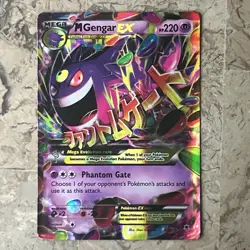Pokemon TCG: XY Phantom Forces - Mega M Gengar EX 35/119 Near Mint - Image 1