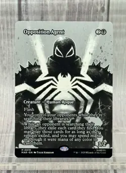 2025 Magic The Gathering MTG Marvel EN #M 0019 Borderless Opposition Agent TCG - Image 1