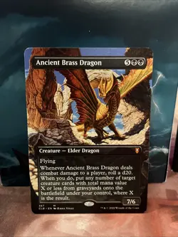 Ancient Brass Dragon (Borderless) Commander Legends: Battle for Baldur's Gate - Image 1