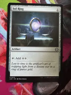 MTG ~ Sol Ring ~ Commander: Lost Caverns of Ixalan ~ Near Mint - Image 1