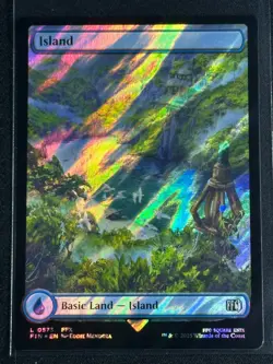 Magic MTG Final Fantasy Collector's Commander Surge Foil Island SP FFX 2 - Image 1