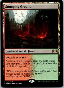 Stomping Ground R Ravnica Allegiance 259 NM - Image 1