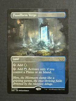 Magic the Gathering Floodfarm Verge Borderless Duskmourn Non-foil - Image 1