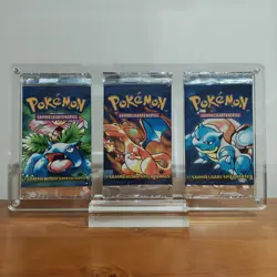 1st Edition Pokemon Base Set Boosters German Treble (All 3 Artworks) NEW SEALED - Image 1