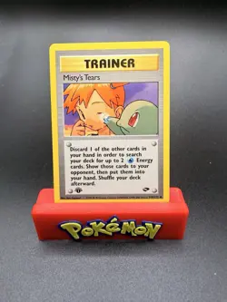 [NM/MINT] 2000 Pokemon Gym Challenge Misty's Tears 1st Edition #118/132 Trainer - Image 1
