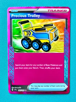 Precious Trolley 185/191 Surging Sparks ACE SPEC Rare Pokemon TCG SV - Image 1
