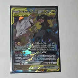 Pokemon Reshiram & Zekrom GX TAG TEAM Holo 157/236 SM-Cosmic Eclipse 270 HP - Image 1