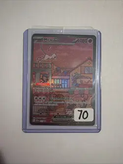 Mew ex 053 Scarlet Violet 151 Black Star Promo Full Art SEALED Pokemon TCG - Image 1