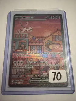 Mew ex 053 Scarlet Violet 151 Black Star Promo Full Art SEALED Pokemon TCG - Image 2
