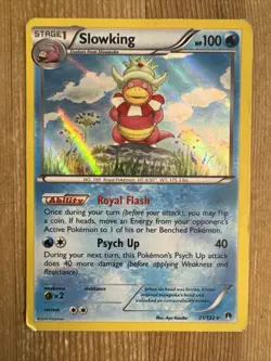 Pokemon TCG - Slowking 21/122 HOLO RARE - XY Breakpoint - HP - Image 1