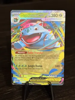 Mega Venusaur EX ME01: Mega Evolution 003/132 Double rare Holofoil Pokemon TCG - Image 1