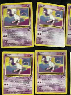 LOT OF 8!!!!! 2000 Pokemon - Mew Non-Holo - WOTC Black Star Promo #8 - Image 2