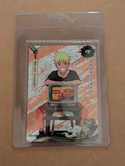 PSA Sealed Promo Kayou Naruto Shippuden Naruto Uzumaki Promo Card with Magazine - Image 1