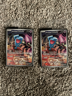 2x Pokemon TCG Destined Rivals Team Rockets Wobbuffet Promo Card 203 SEALED - Image 1