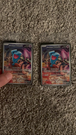 2x Pokemon TCG Destined Rivals Team Rockets Wobbuffet Promo Card 203 SEALED - Image 2
