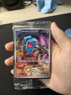 Pokemon TCG Destined Rivals - Team Rockets Wobbuffet Promo Card 203 SEALED - Image 1