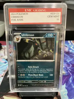 UMBREON 2025 FOIL #59/131 Pokemon Card GRADED 10 TCG CCG - Image 1